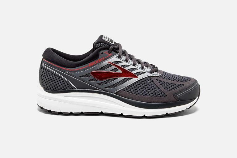 Brooks Men's Addiction 13 Road Running Shoes - Grey (VAPI79852)